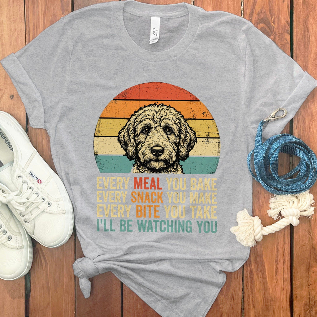 Every Meal Doodle T-Shirt in Athletic Heather / S by Puppy Jo