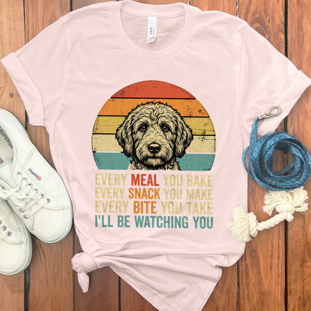 Every Meal Doodle T-Shirt in Soft Pink / S by Puppy Jo