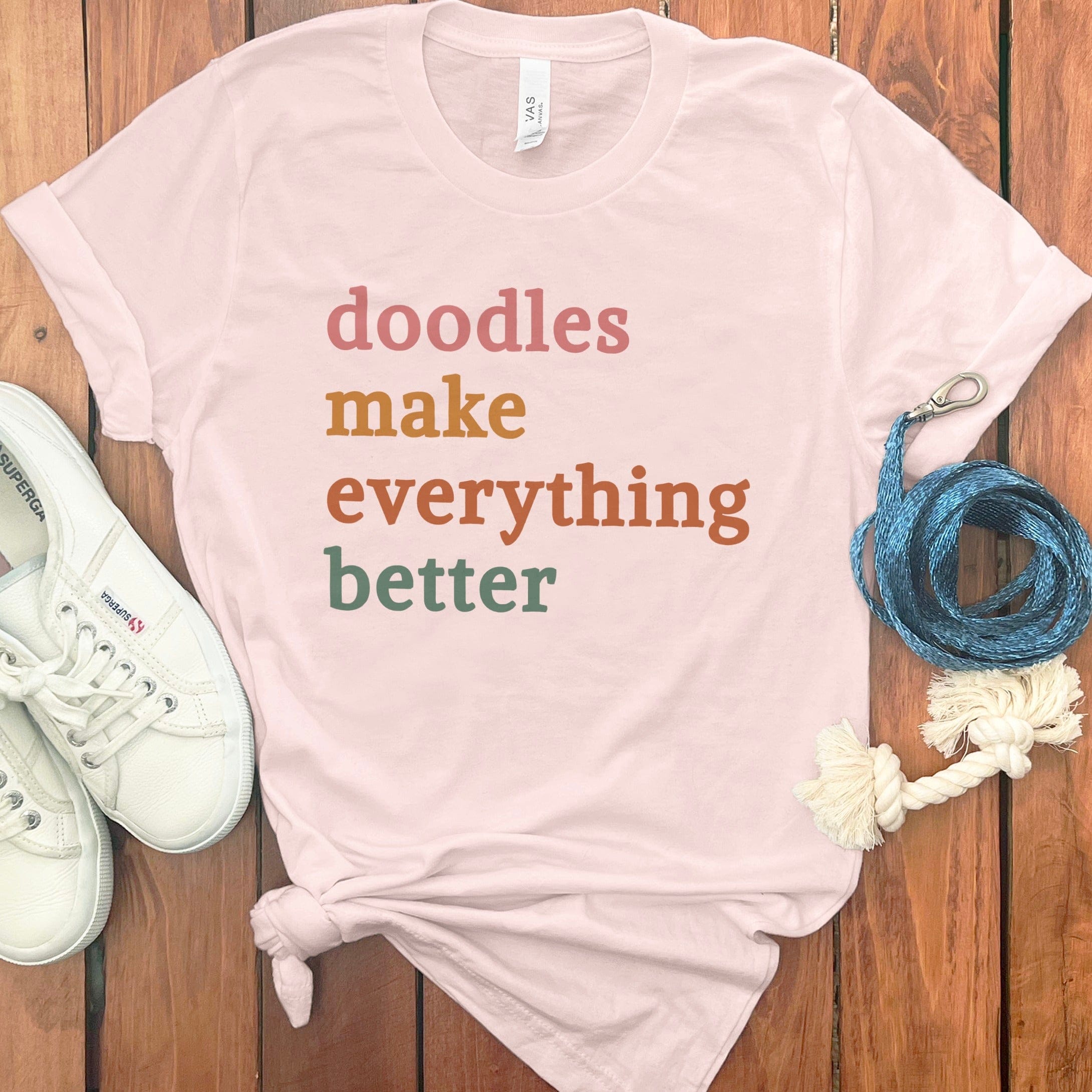 Everything Better T-Shirt in Soft Pink / S by Puppy Jo