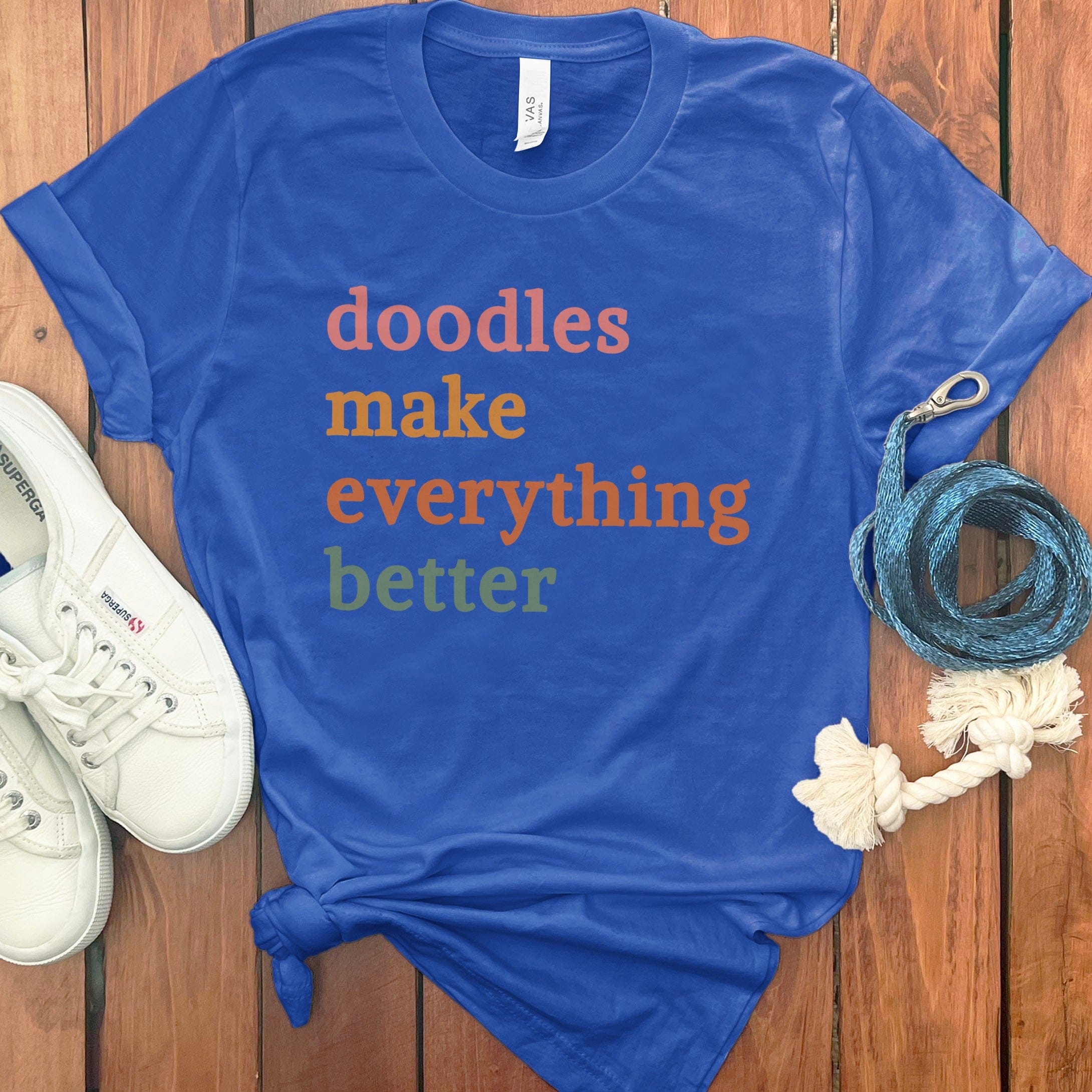 Everything Better T-Shirt in True Royal / S by Puppy Jo