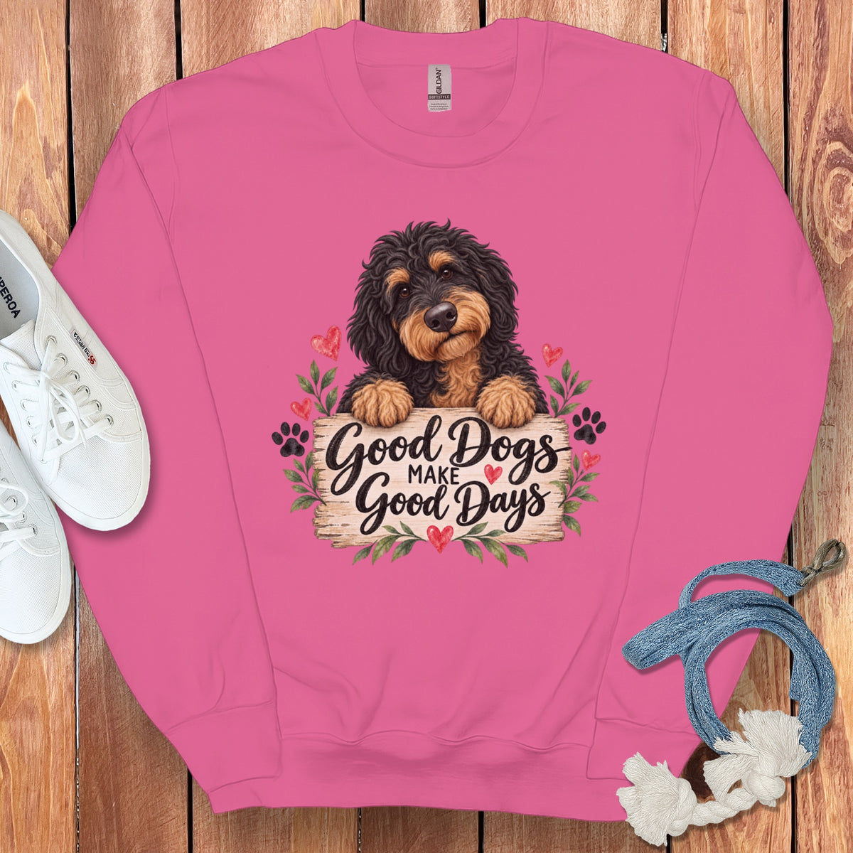 Phantom Goldendoodle Good Days Sweatshirt