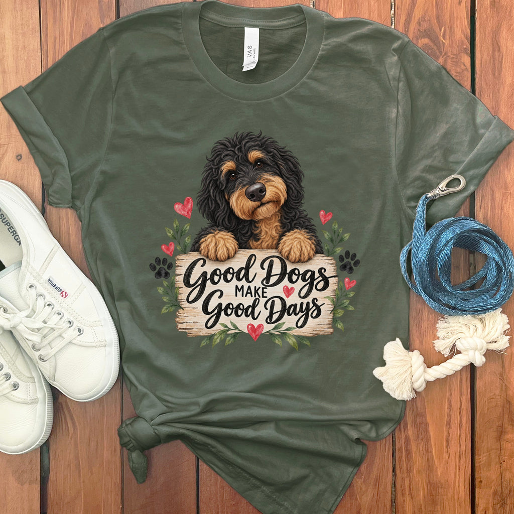 Phantom Goldendoodle Good Days T-Shirt