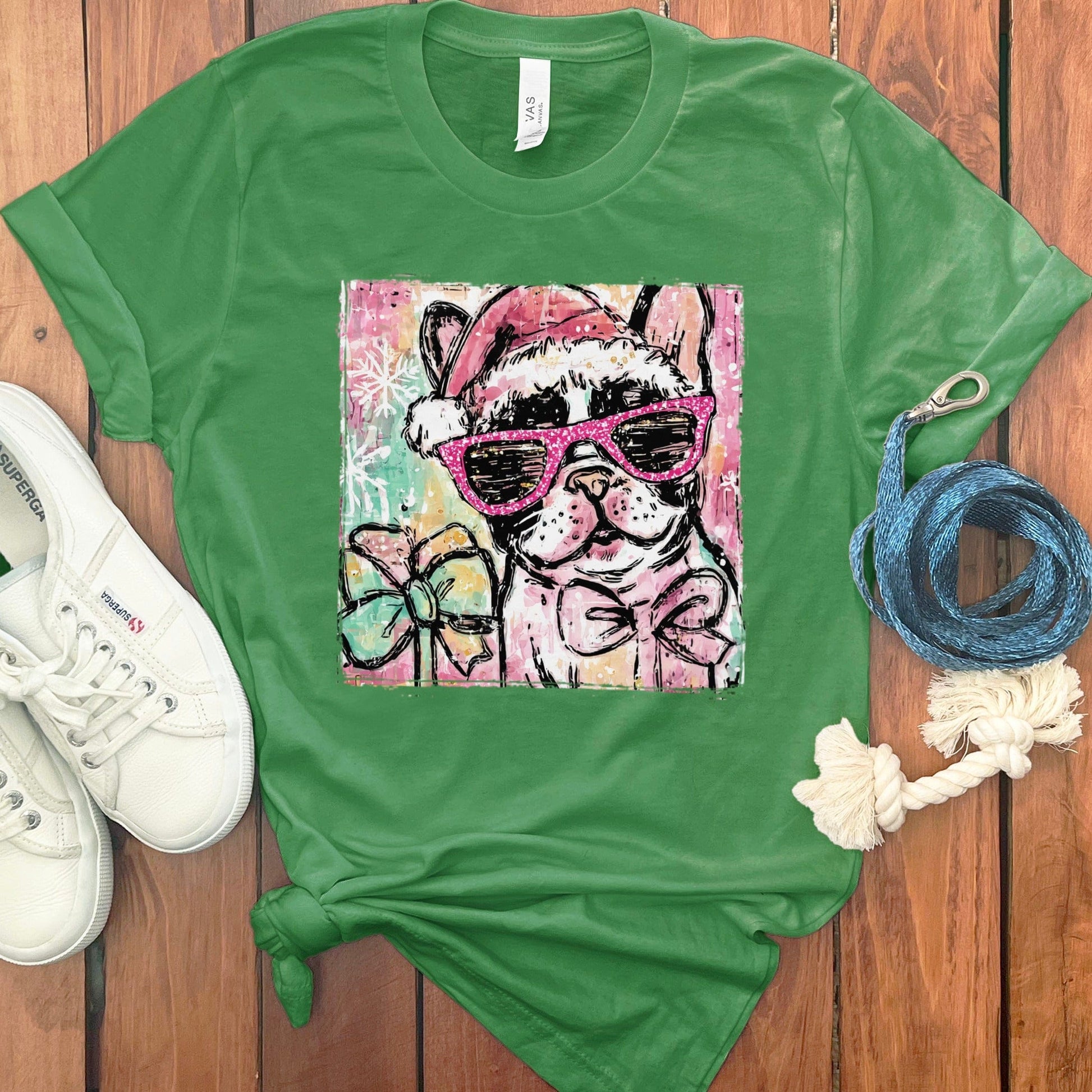Stylish French Bulldog Festive T-shirt product