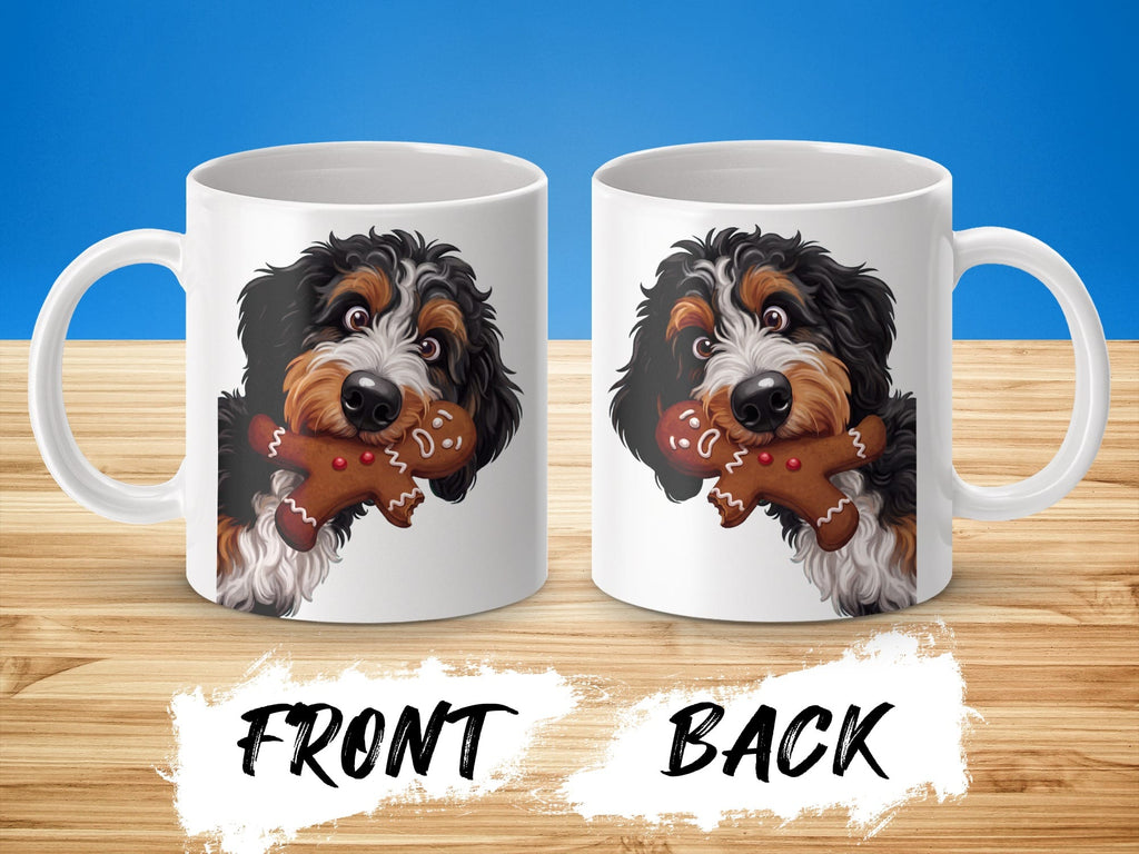 Bernedoodle Cookie Thief Mug in by Puppy Jo