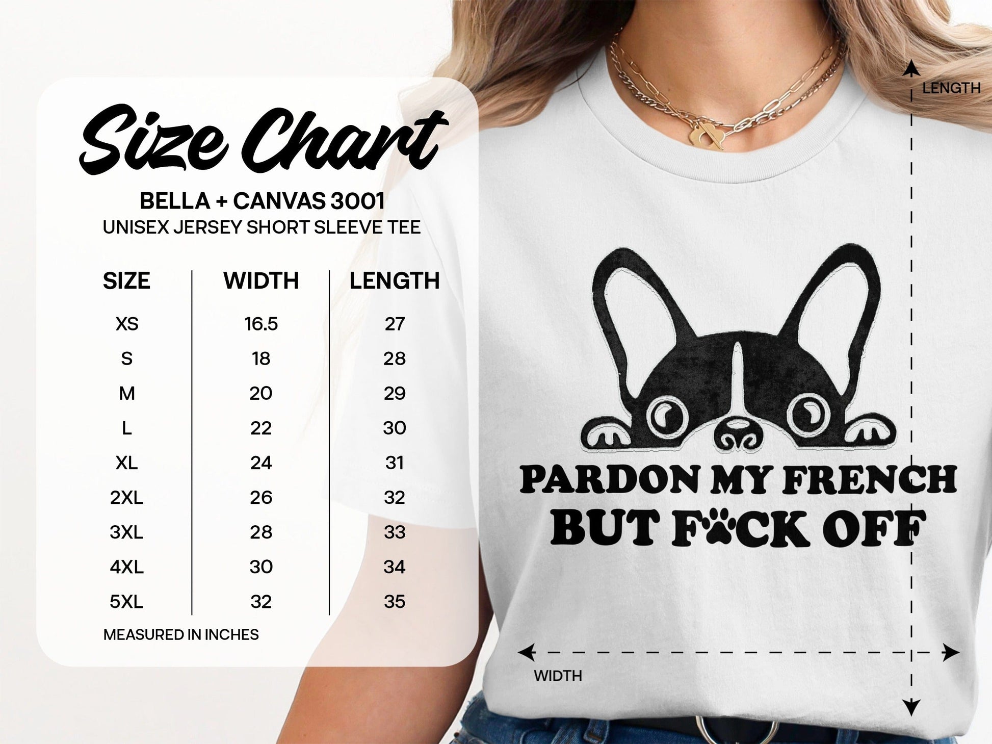 Pardon My French But F*ck Off Print Tee product