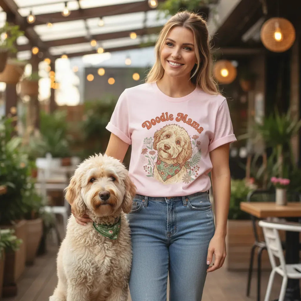 Boho Doodle Mama T-Shirt