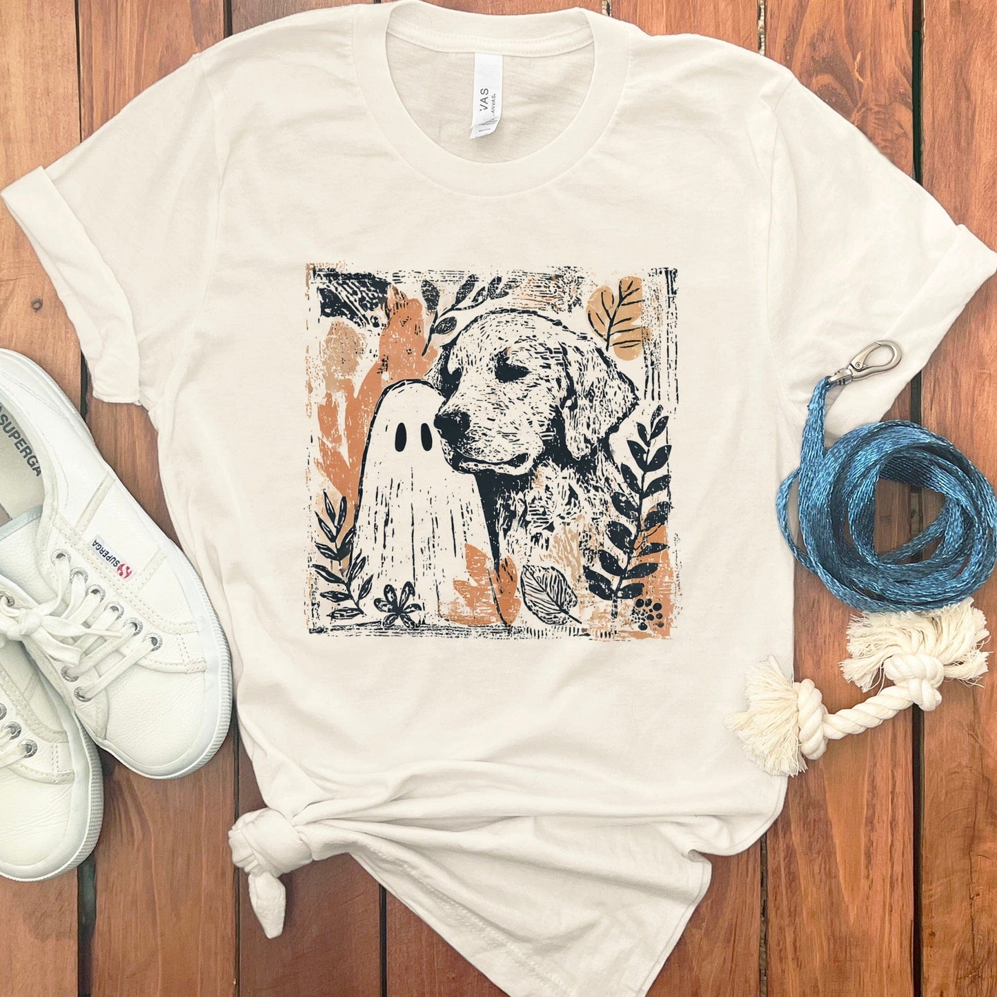 Ghost and Dog Graphic Printed T-shirt product type