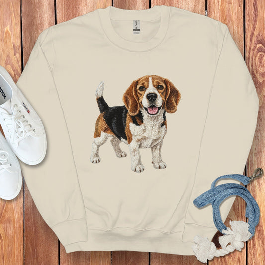 Adorable Beagle Printed Sweatshirt Perfect for Dog Lovers