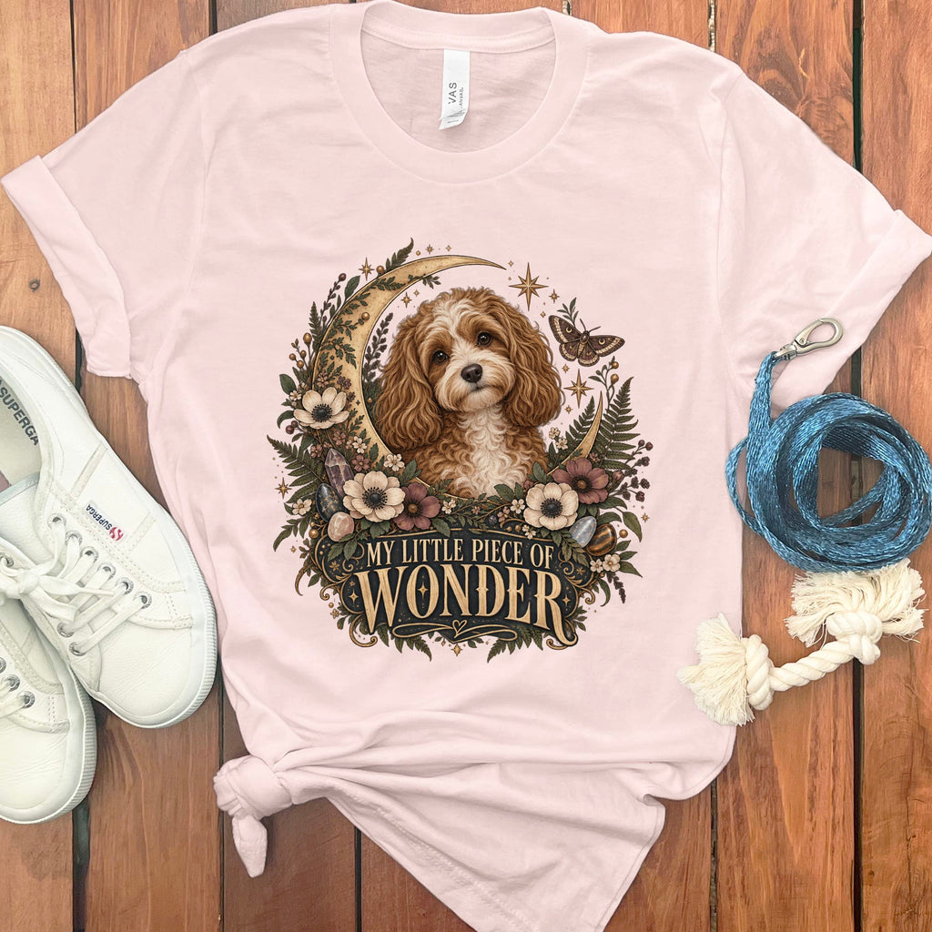 Cavapoo Wonder T-Shirt in Soft Pink / S by Puppy Jo