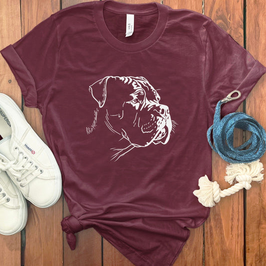 Artistic Dog Illustration Graphic Tee product