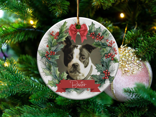 Personalized Dog Breed Christmas Ornament product