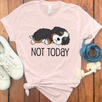 Not Today Sleeping Puppy Graphic T-Shirt
