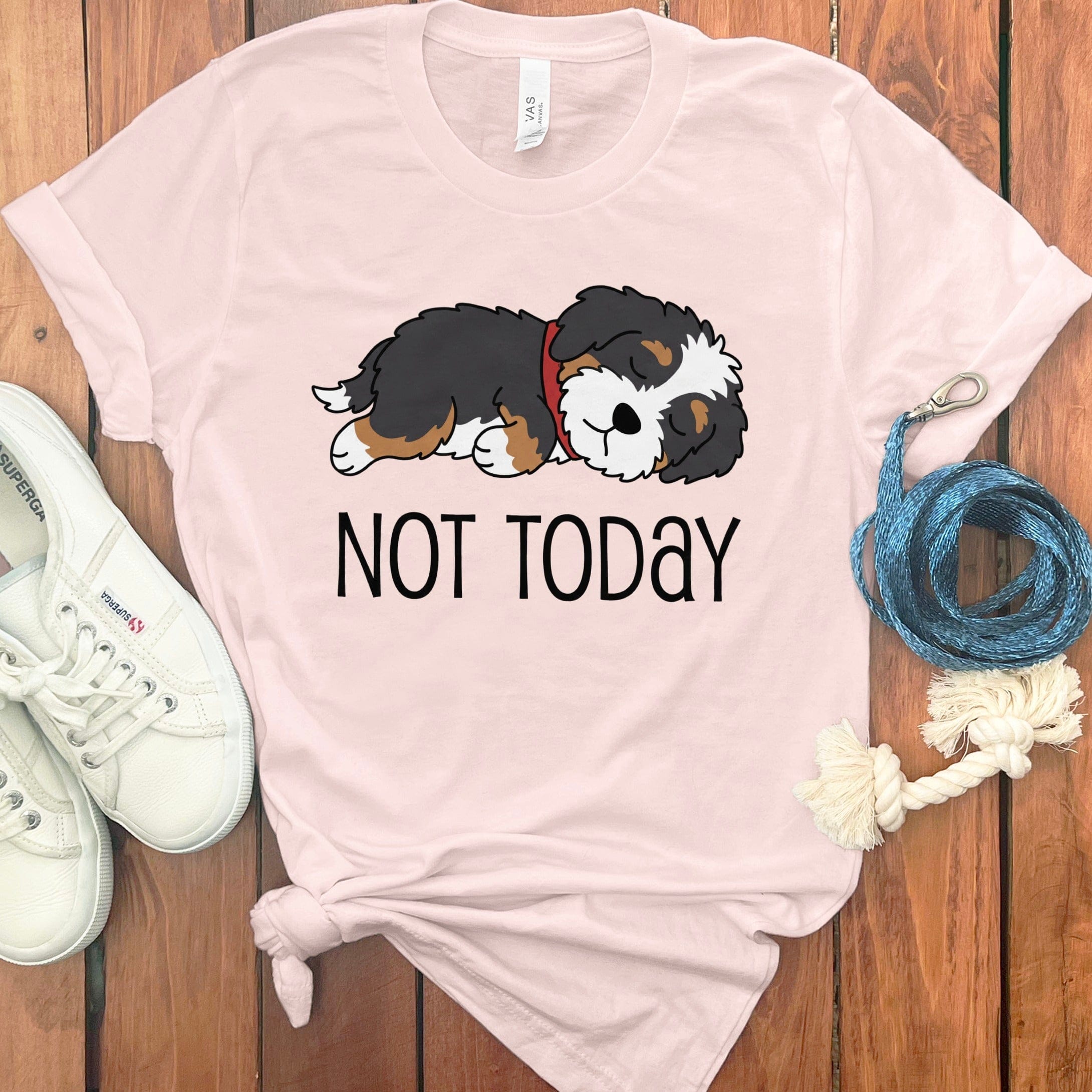 Not Today Sleeping Puppy Graphic T-Shirt