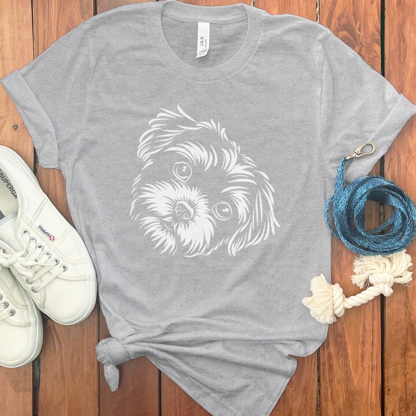 Adorable Dog Illustration on Casual T-shirt product