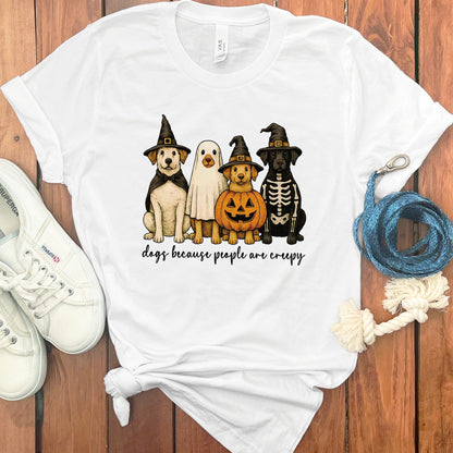 Dogs Halloween Graphic Printed Tee Shirt product