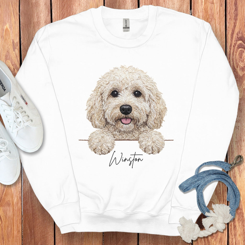 Adorable Dog Artwork Pullover Sweatshirt Product