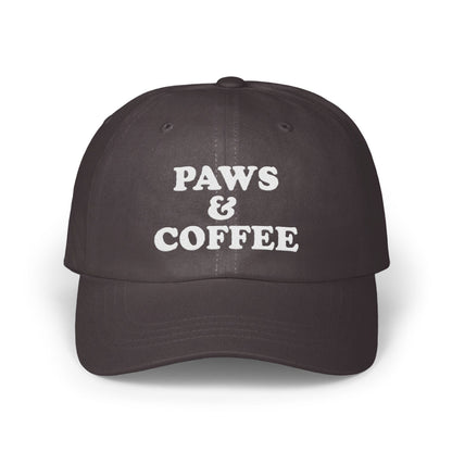 Paws and Coffee Themed Adjustable Cap product type