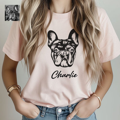 Custom Dog Sketch Shirt