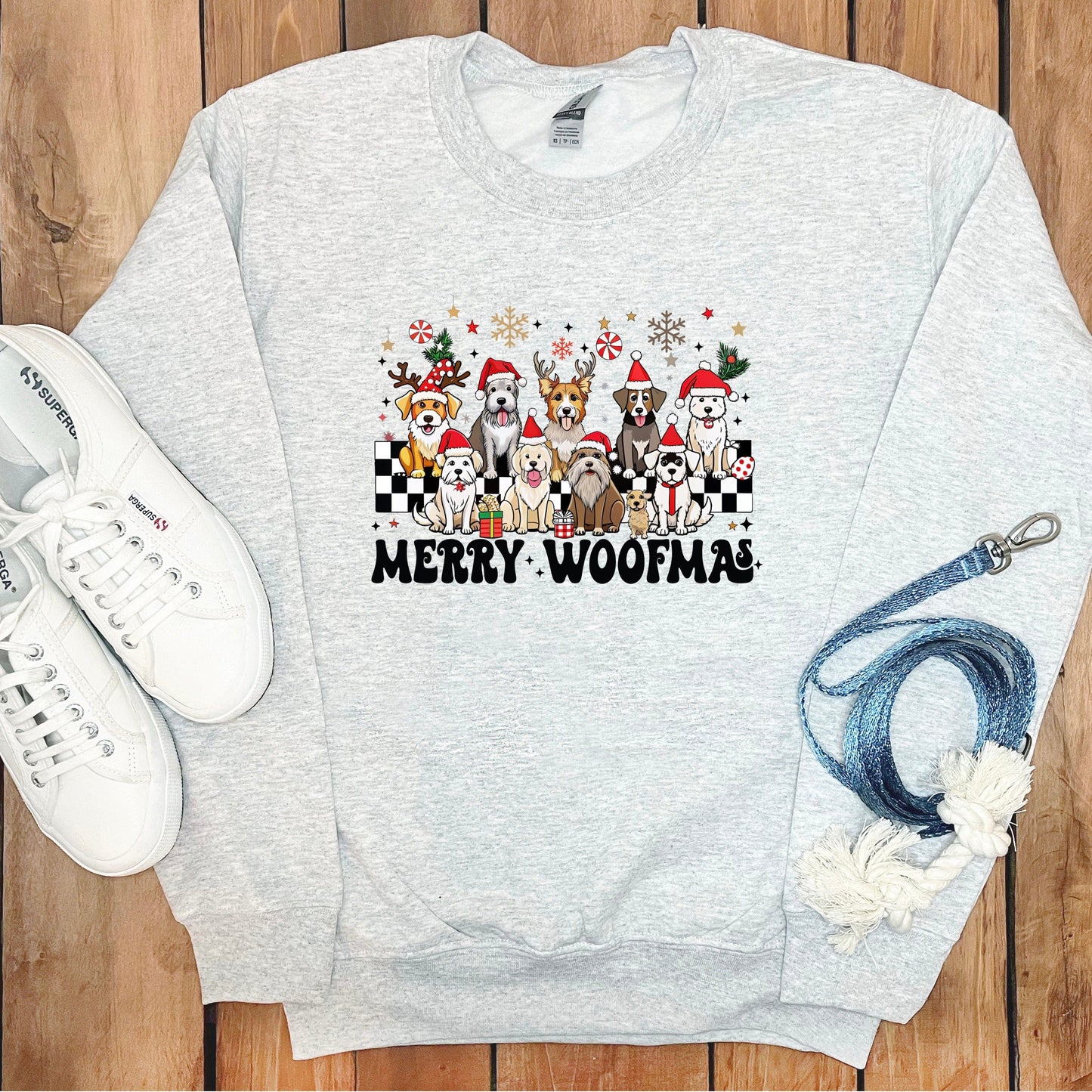 Festive Merry Woofmas Sweatshirt Christmas Clothing product