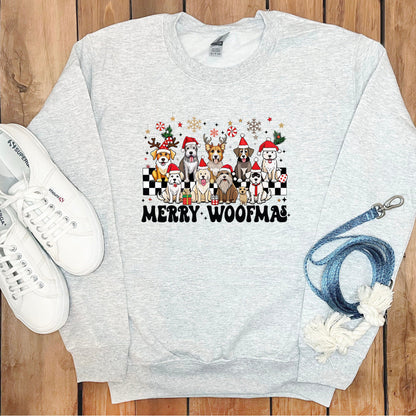 Festive Merry Woofmas Sweatshirt Christmas Clothing product