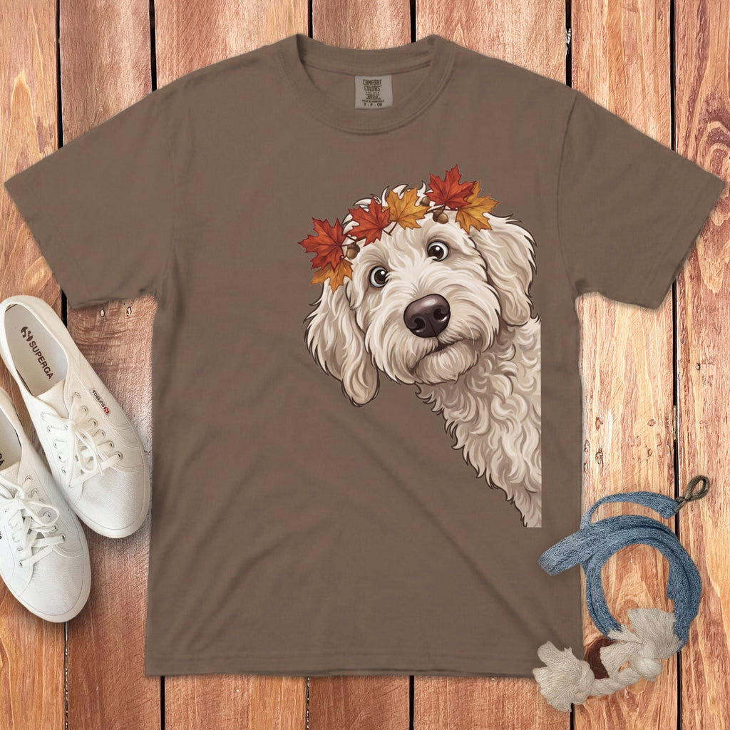 Fall Crown Maltipoo Signature T-Shirt in Espresso / S / T-Shirts by Puppy Jo