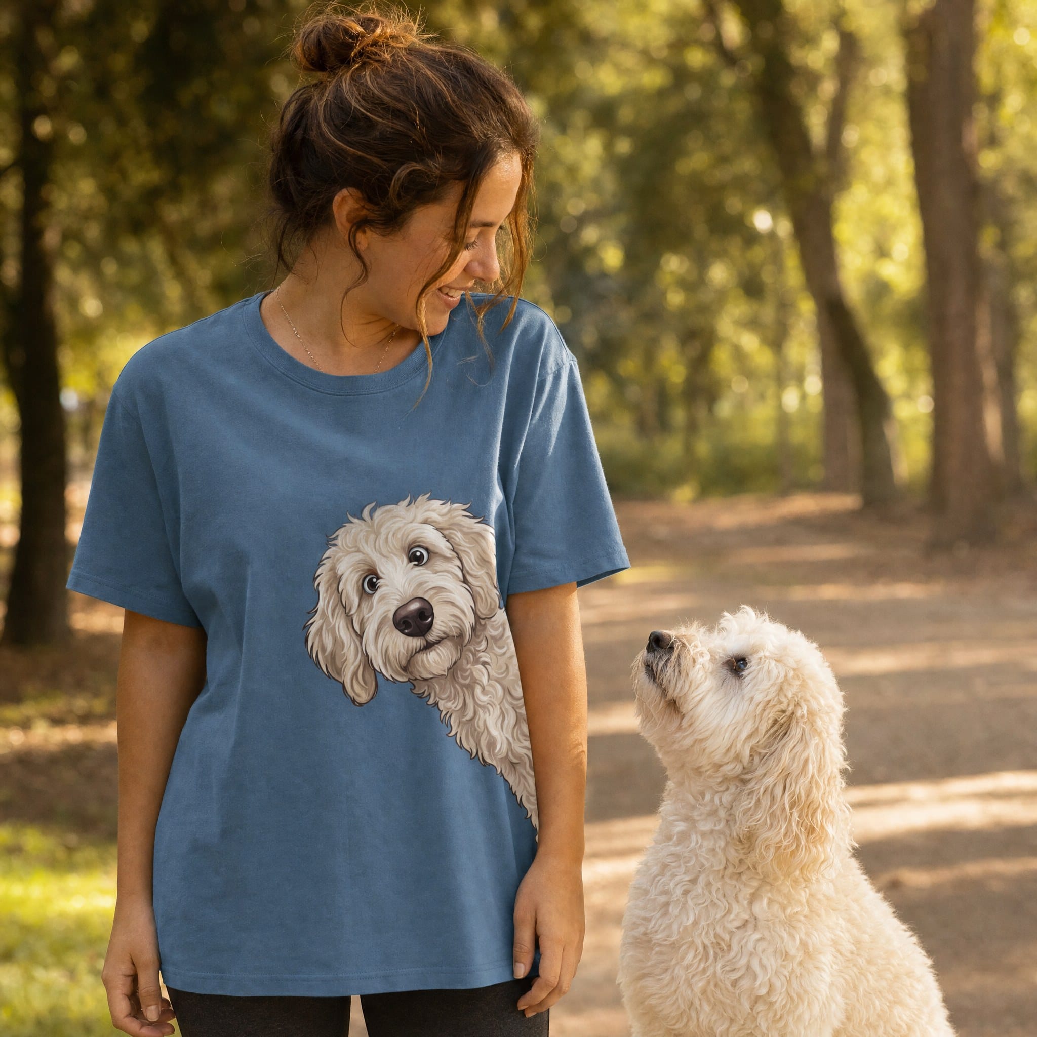 Fall Crown Maltipoo Signature T-Shirt in by Puppy Jo
