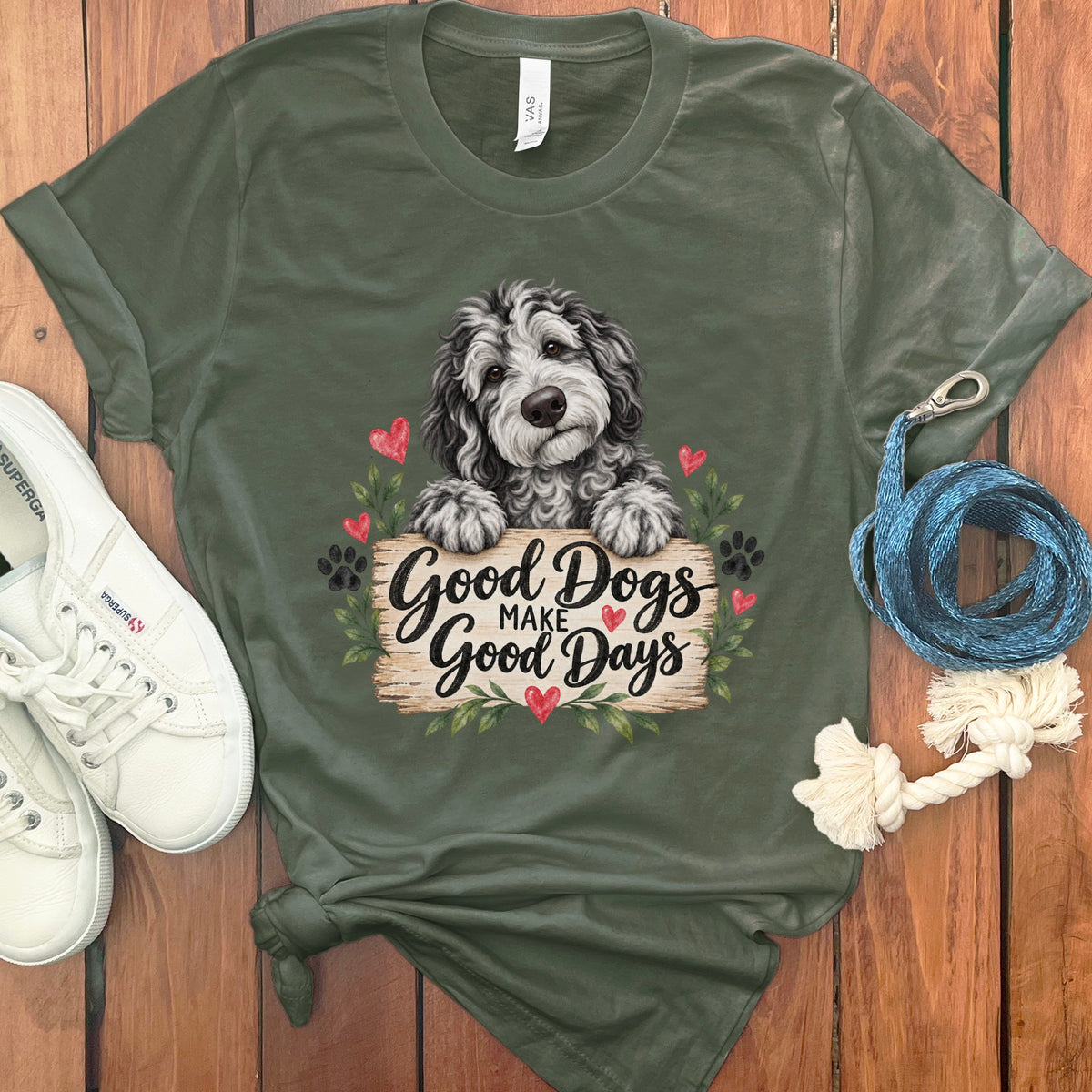 Merle Goldendoodle Good Days T-Shirt