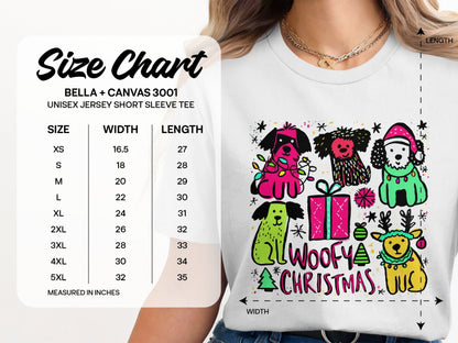 Woofy Christmas Unisex Jersey Short Sleeve Tee product type