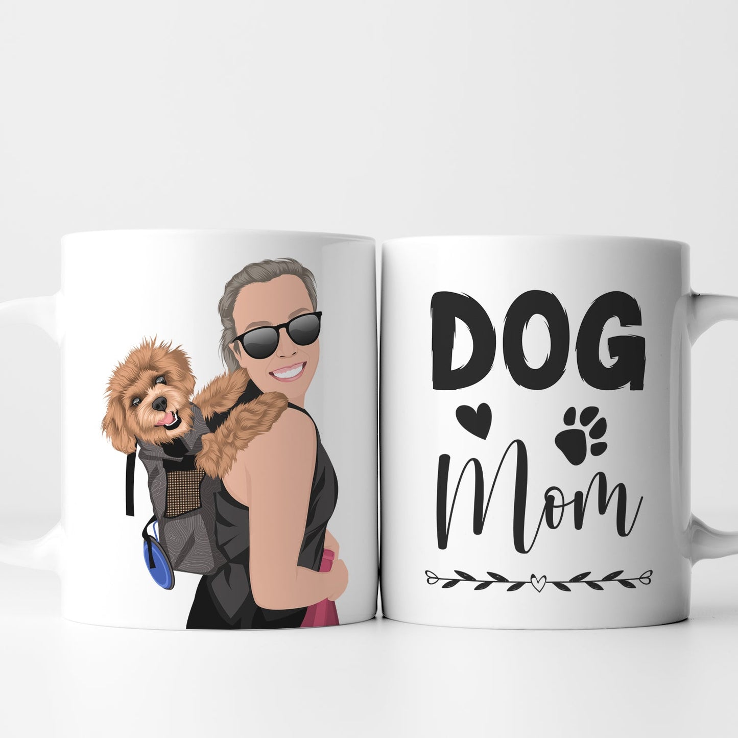 Custom Dog Mom Mug - PuppyJo Mug