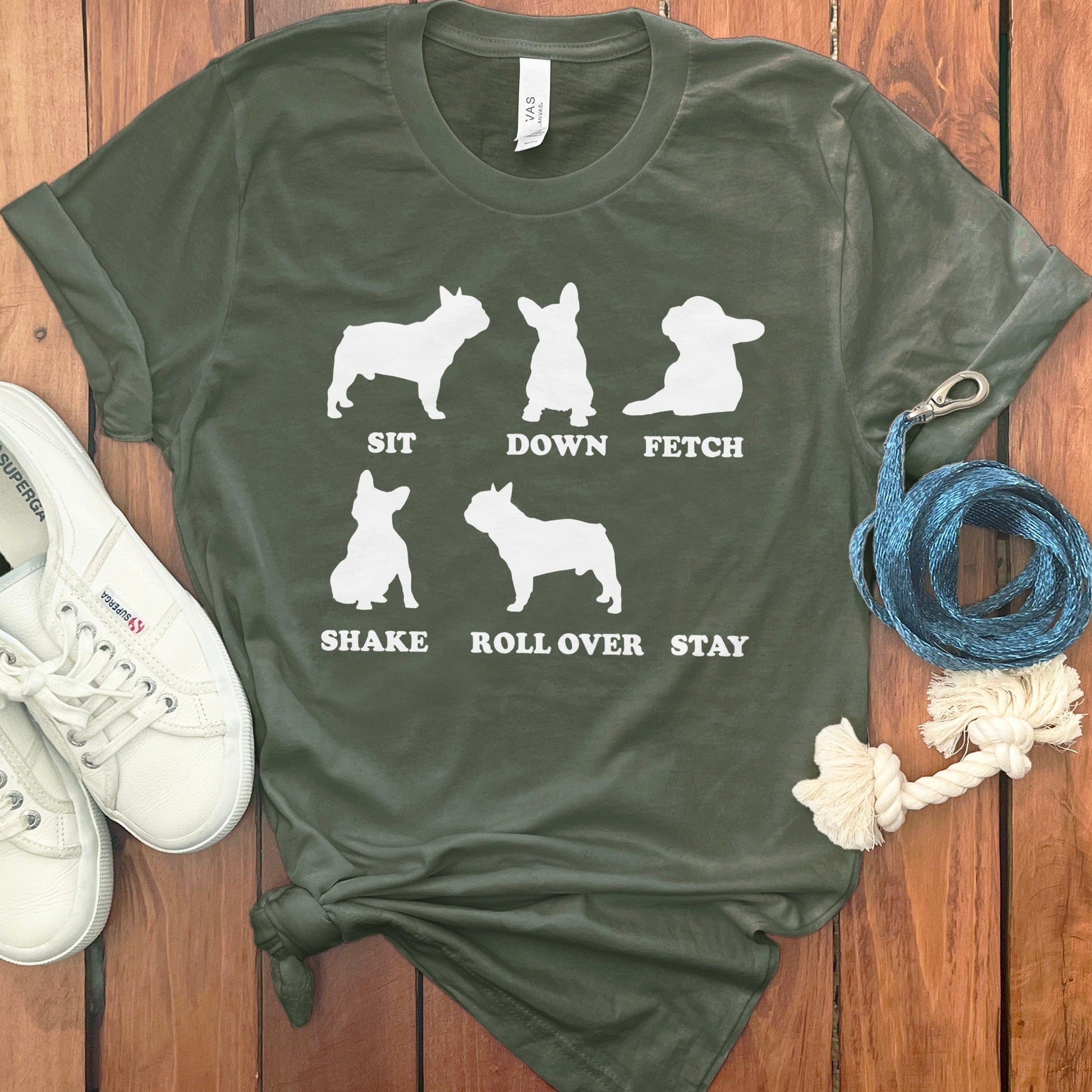 Cute Dog Training Commands Graphic T-Shirt product