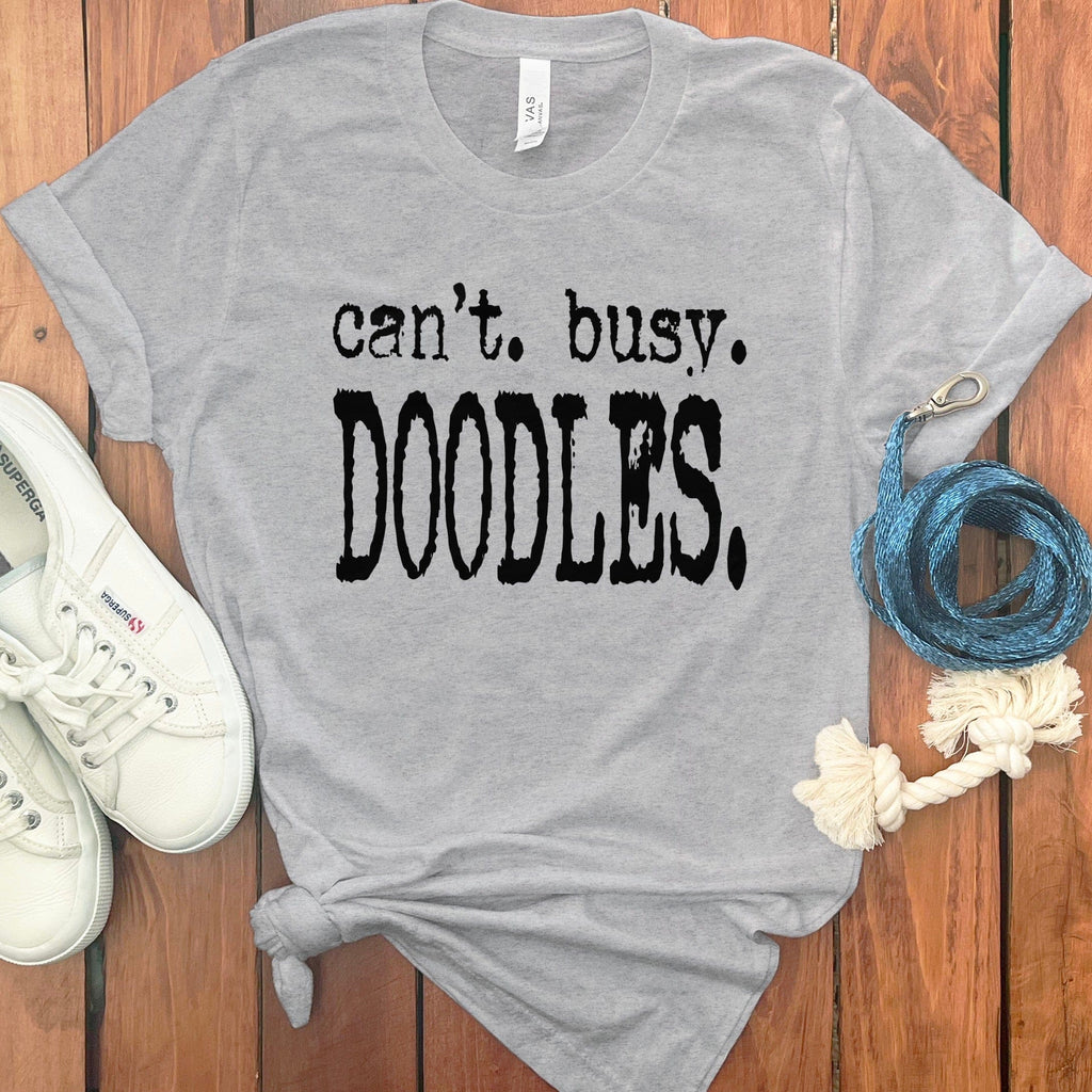 Can't Busy Doodles Graphic Tee Shirt