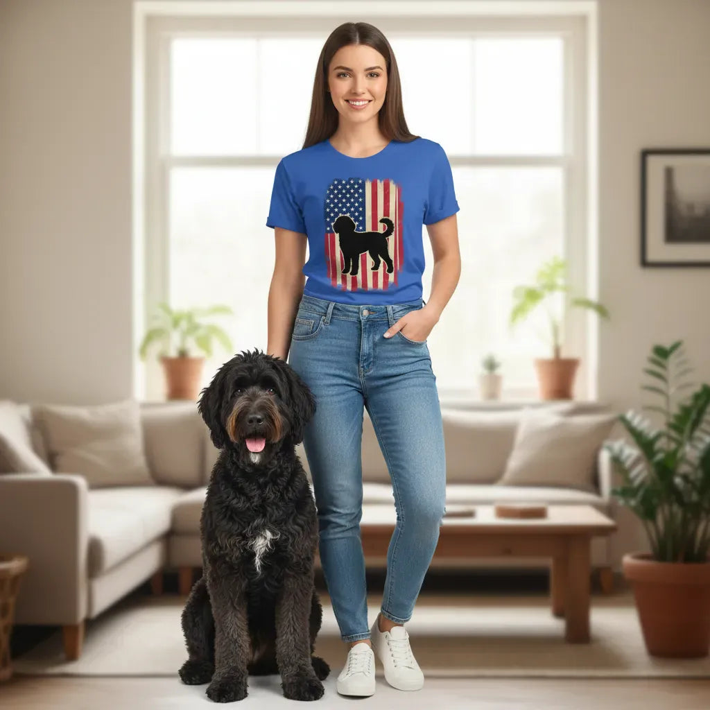 Flag Doodle T-Shirt in by Puppy Jo