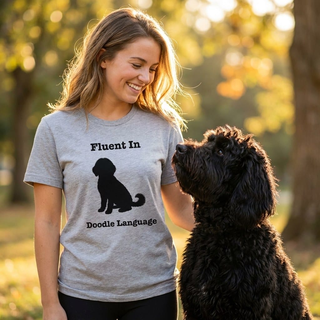 Fluent in Doodle T-Shirt in by Puppy Jo
