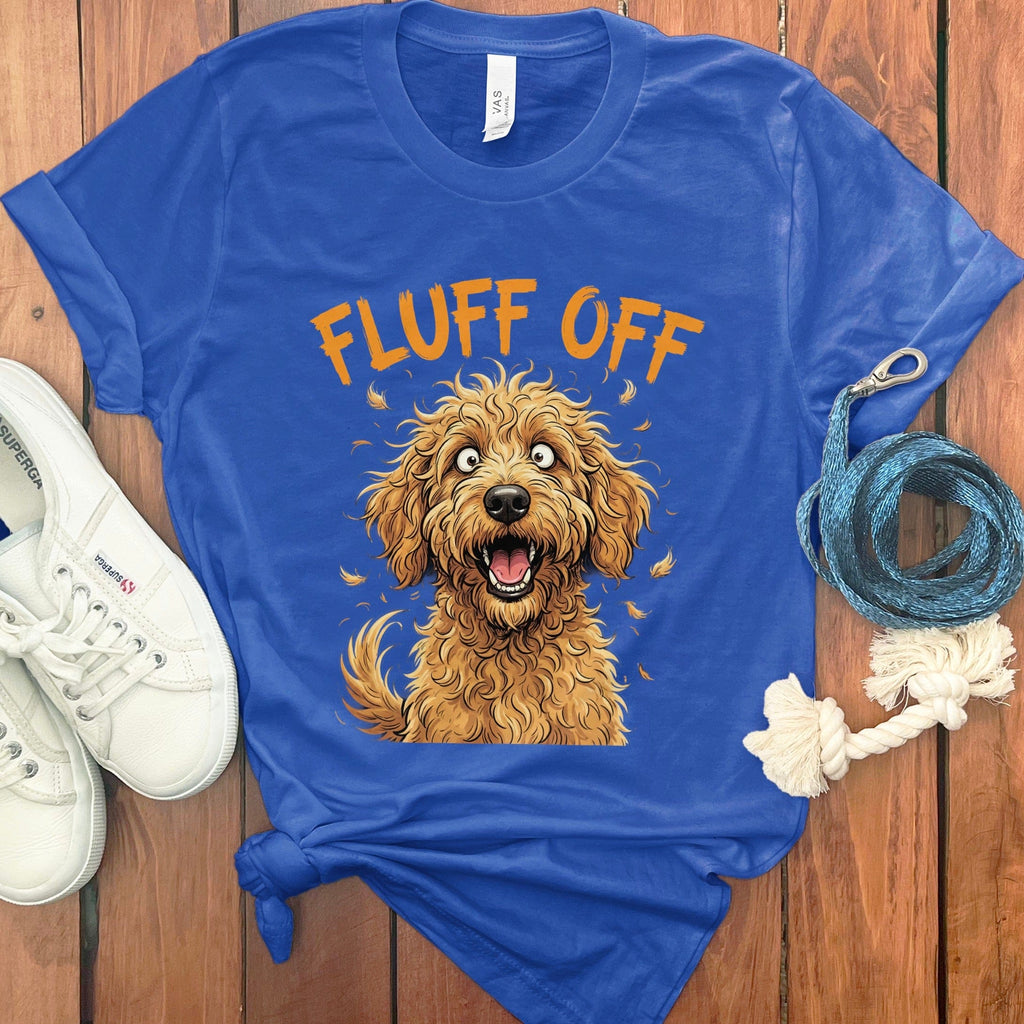 Fluff Off T-Shirt in True Royal / S by Puppy Jo