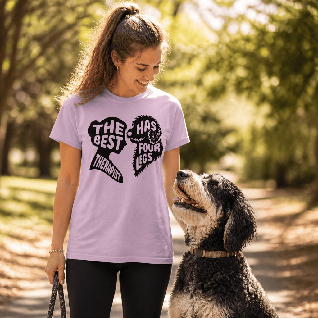 Four Legs Therapist Signature T-Shirt in by Puppy Jo