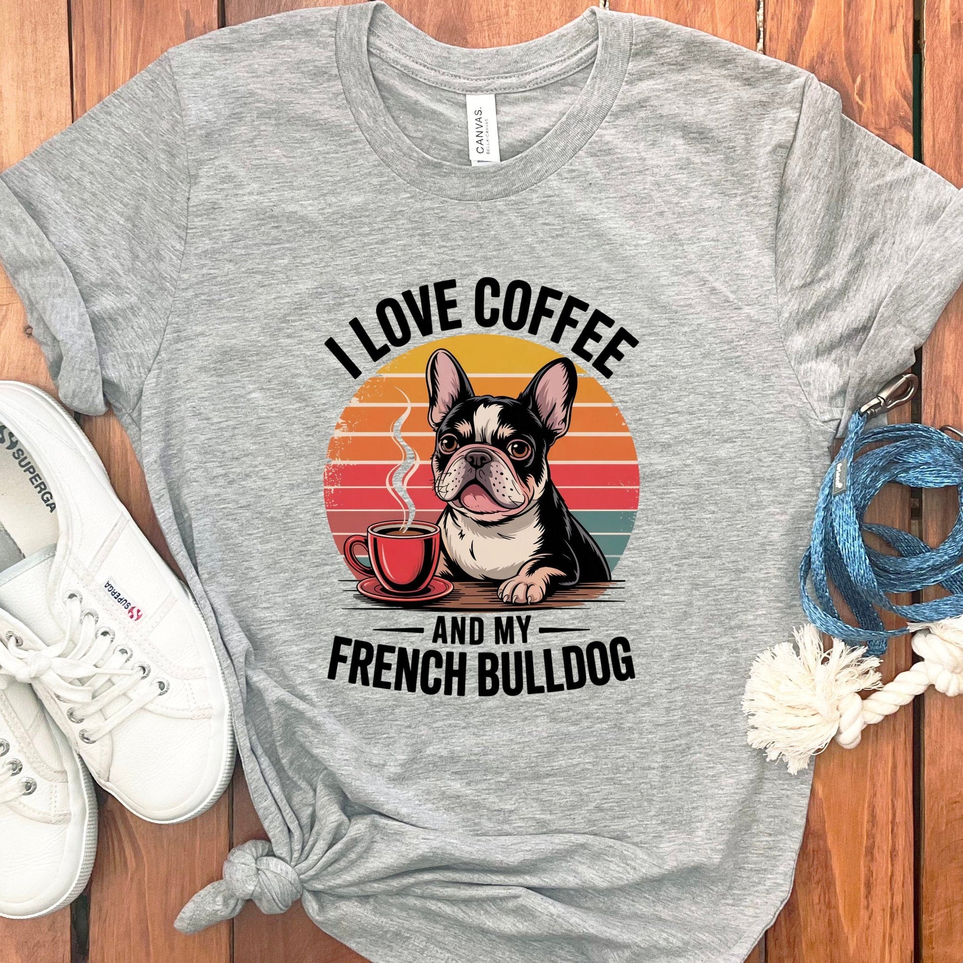 I Love Coffee And My French Bulldog T-shirt product