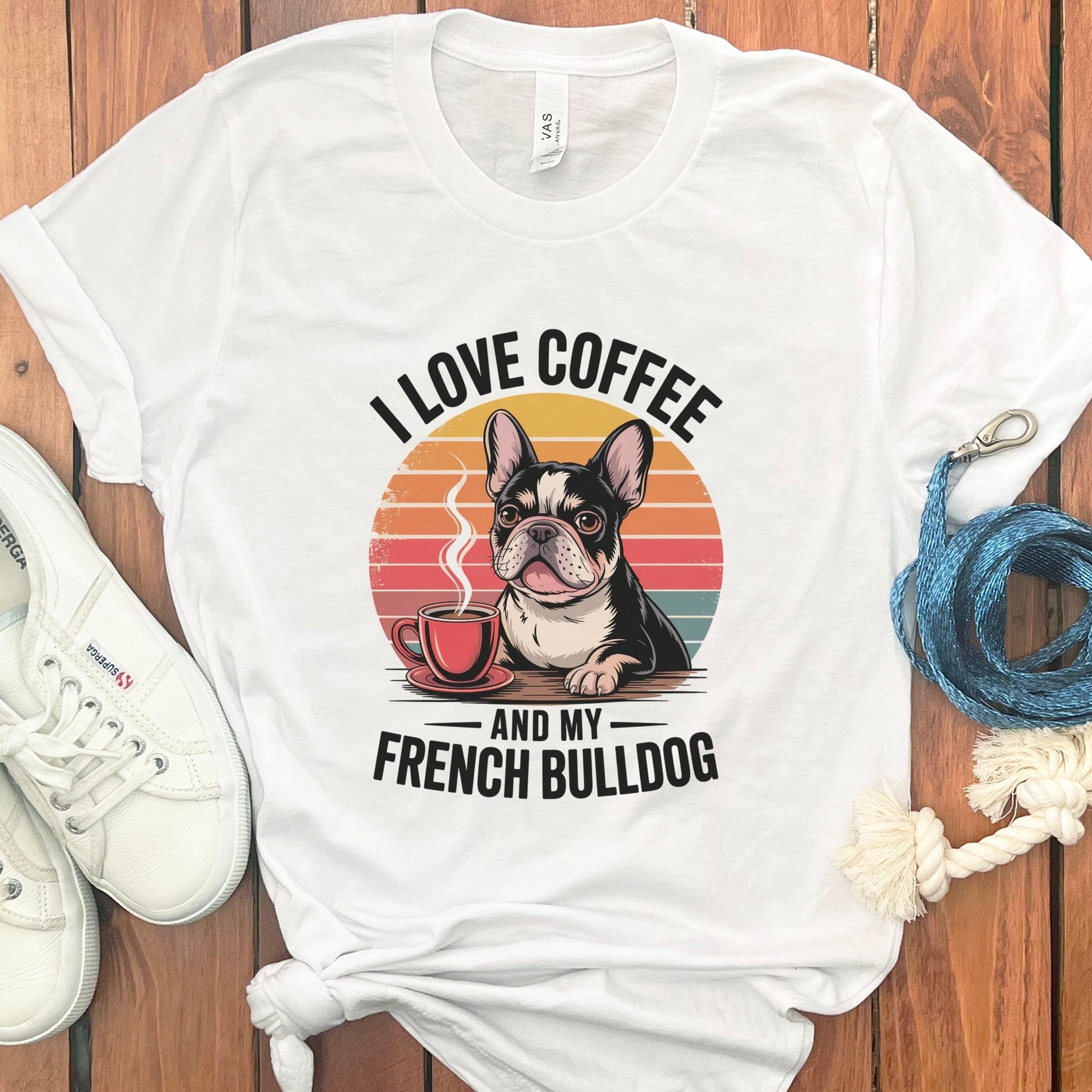 I Love Coffee And My French Bulldog Graphic T-Shirt product