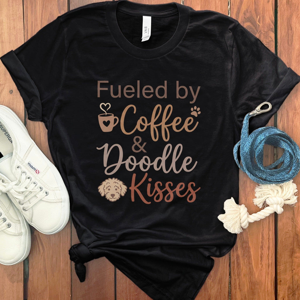 Fueled by Coffee T-Shirt in Black / S by Puppy Jo