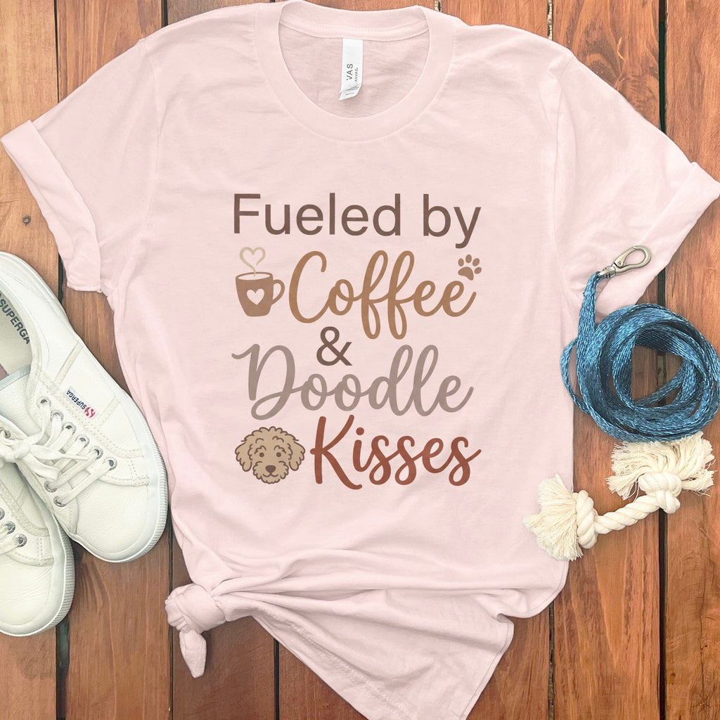 Fueled by Coffee T-Shirt in Soft Pink / S by Puppy Jo