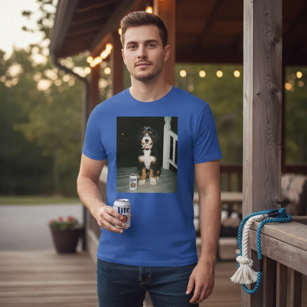 Funny Bernedoodle Meme T-Shirt in by Puppy Jo