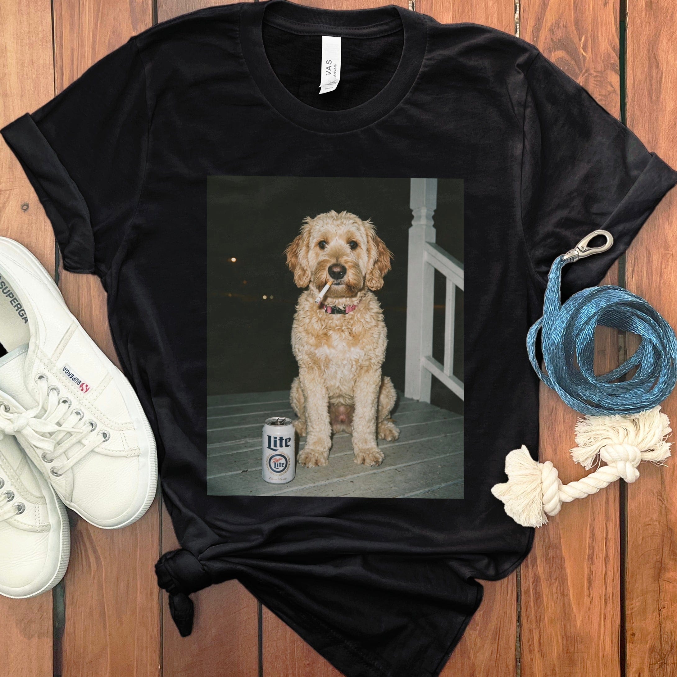 Funny Goldendoodle Meme T-Shirt in Black / S by Puppy Jo
