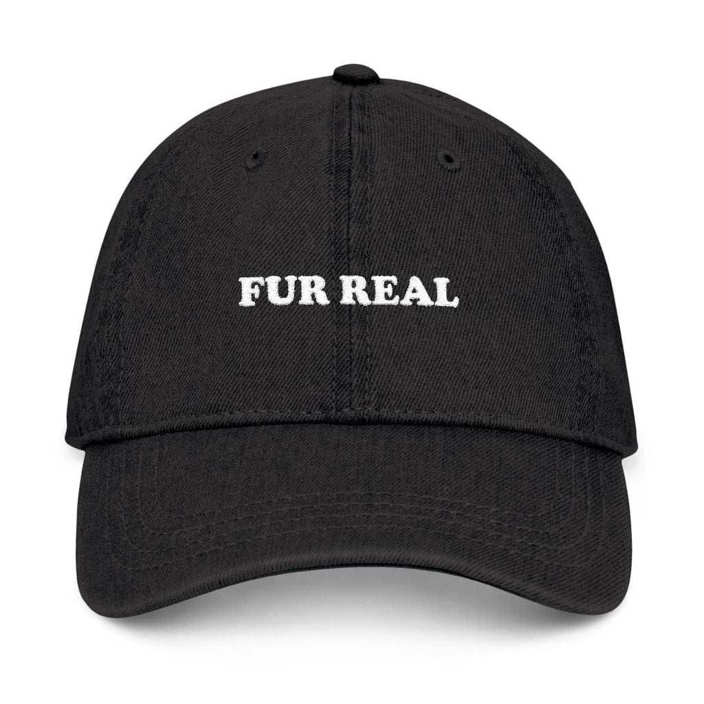 Fur Real Hat in Black / One size by Puppy Jo