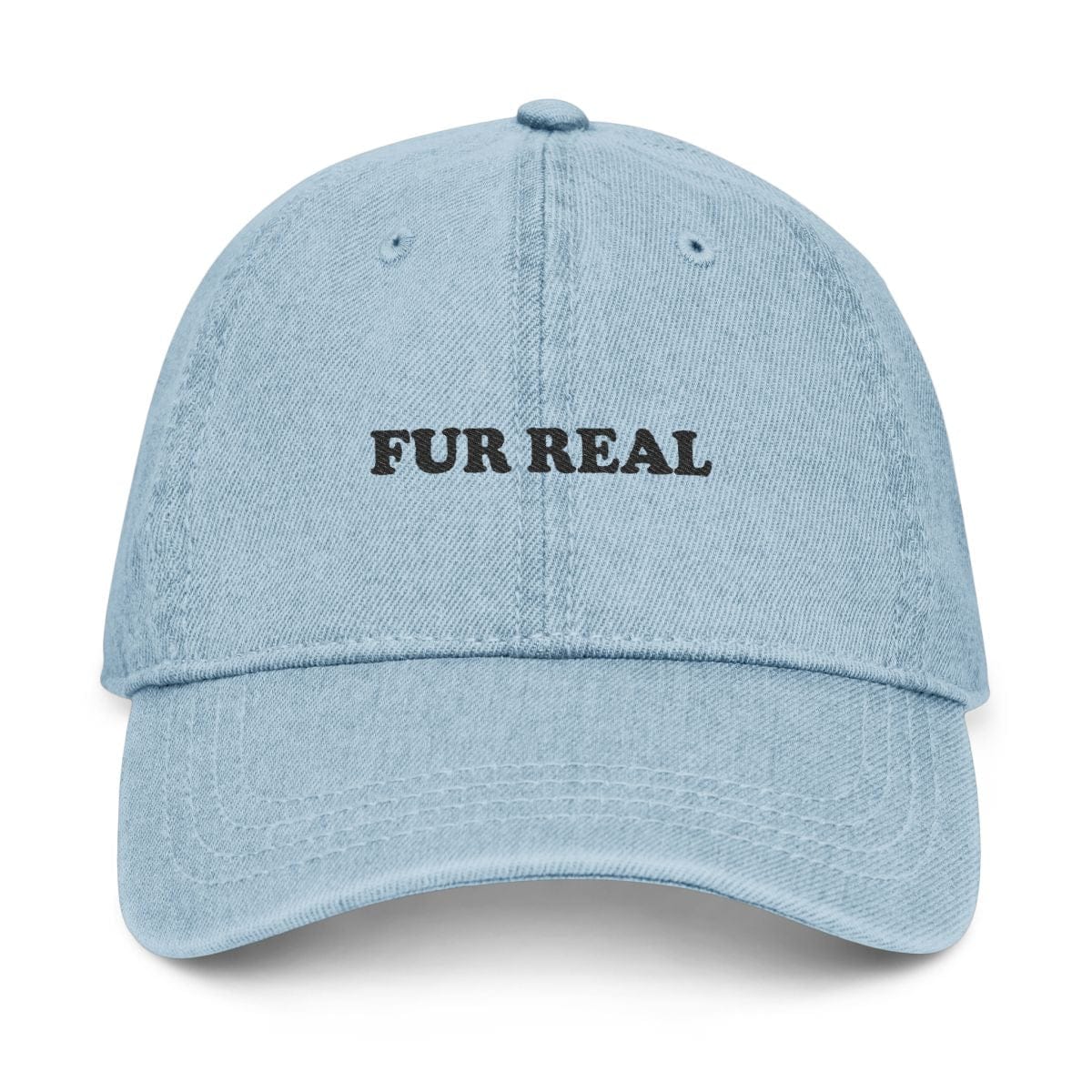 Fur Real Hat in Light Blue / One size by Puppy Jo