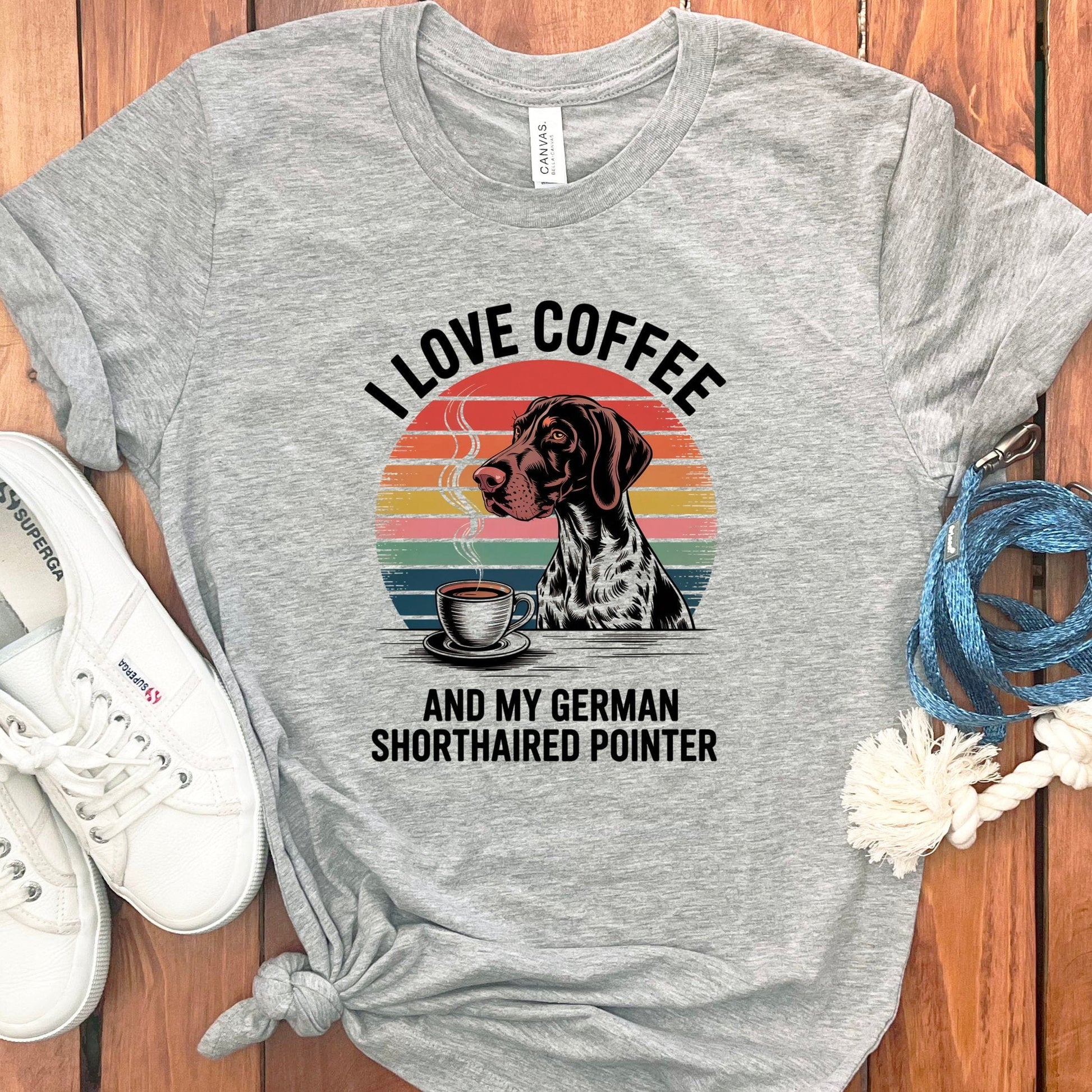 I Love Coffee And My German Shorthaired Pointer product type
