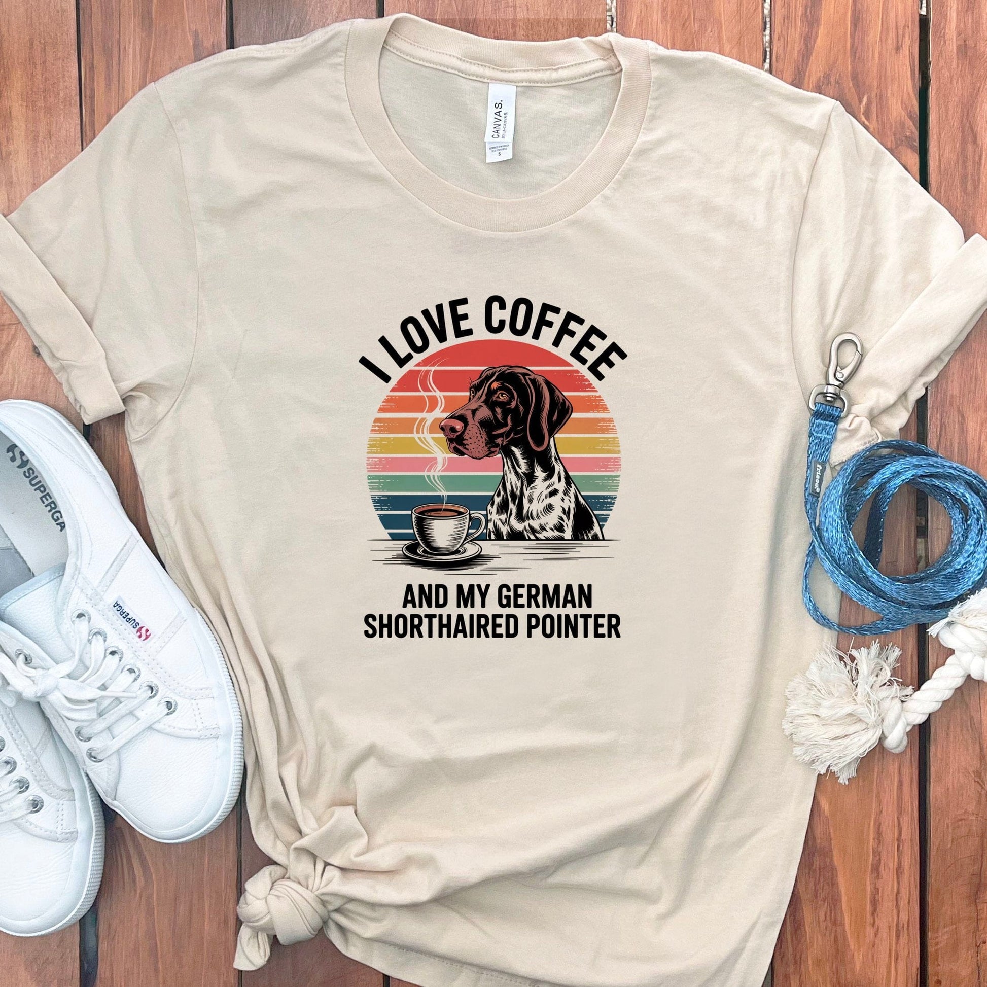 I Love Coffee And My German Shorthaired Pointer product type
