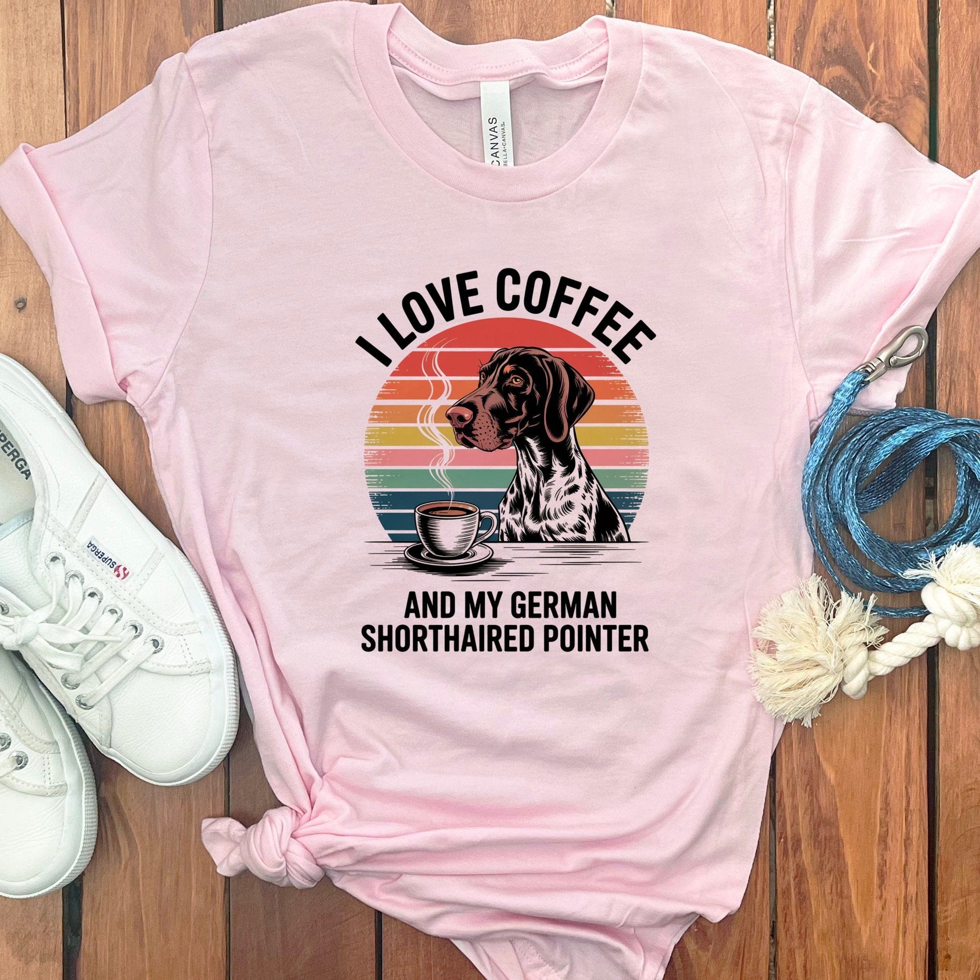 I Love Coffee and My German Shorthaired Pointer product type