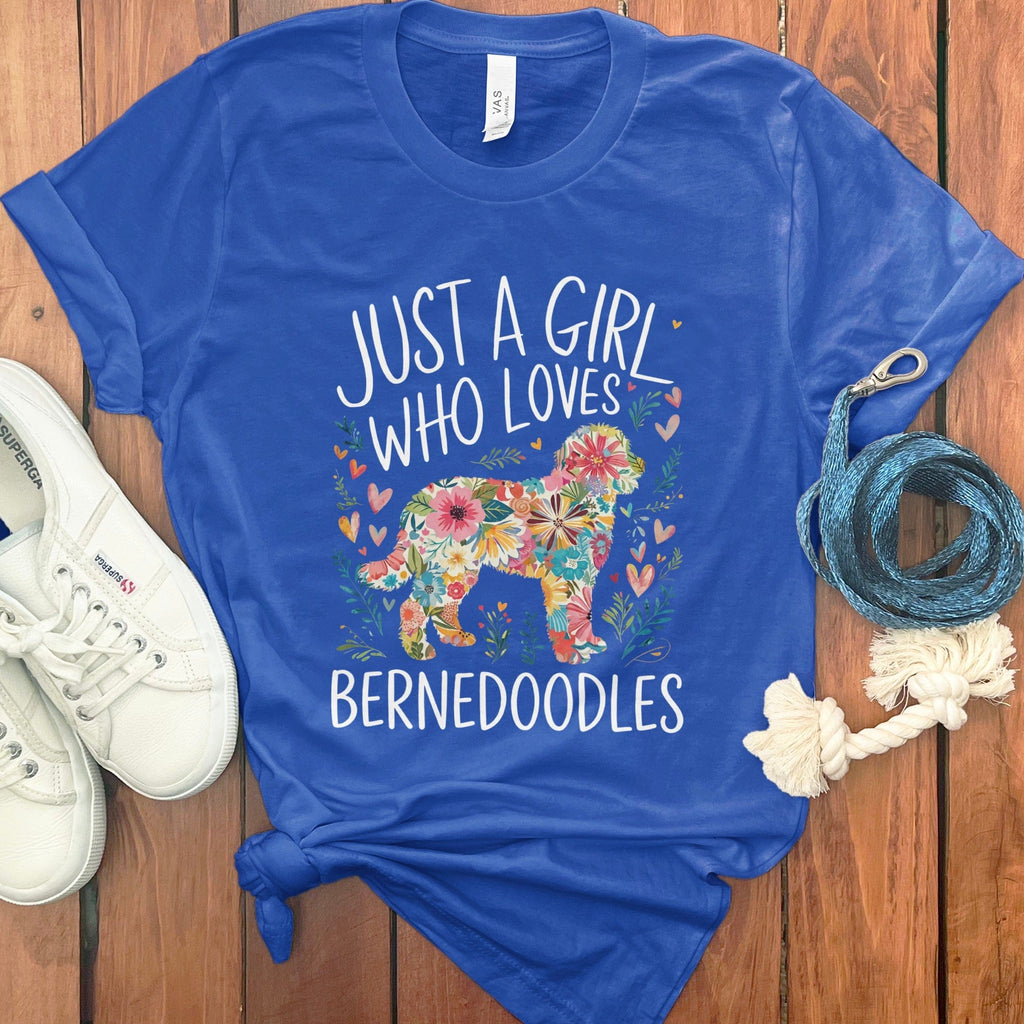 Girl Loves Bernedoodles in True Royal / S by Puppy Jo