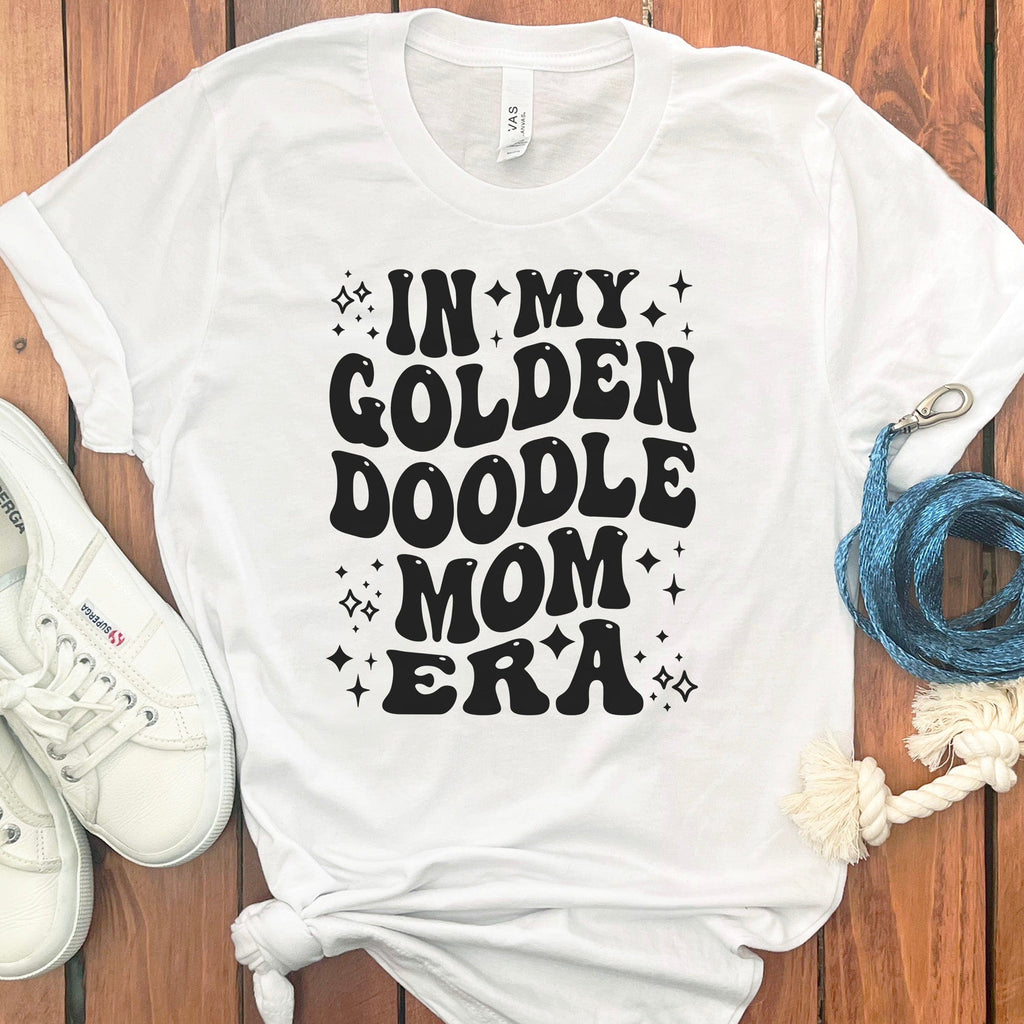 Golden Doodle Era T-Shirt in White / S by Puppy Jo