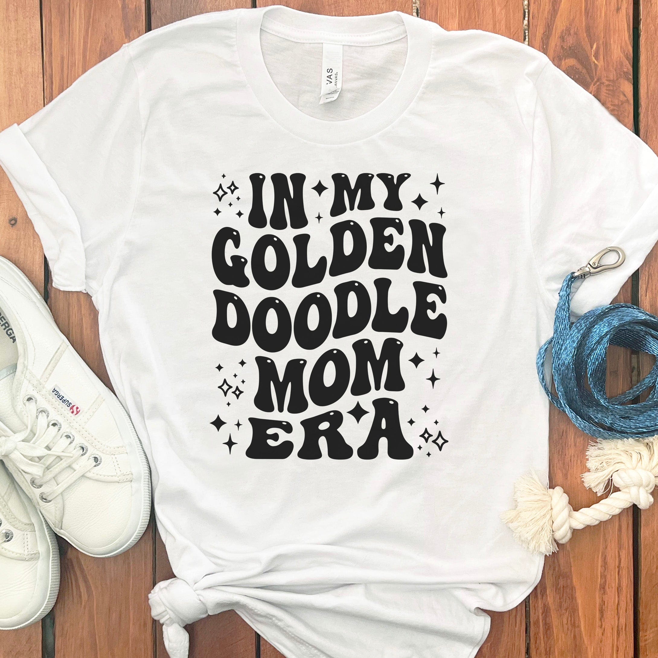 Golden Doodle Era T-Shirt in White / S by Puppy Jo