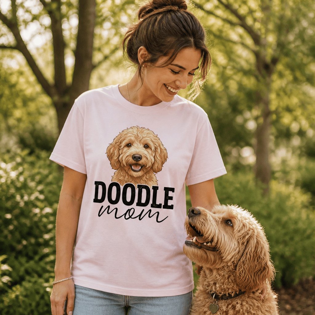Golden Doodle Mom T-Shirt in by Puppy Jo